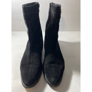 Ferregamo Women's Black Suede Boots